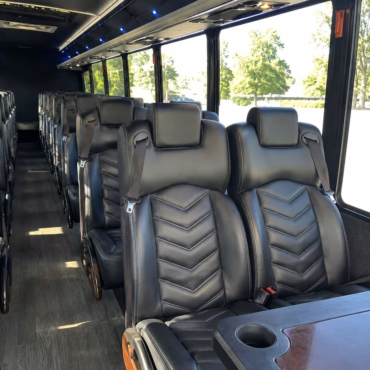 35 passenger minibus inside