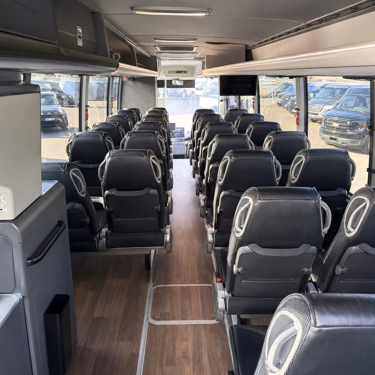 daly city charter bus interior