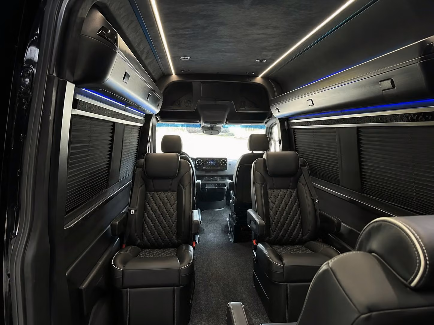 sprinter van with driver interior